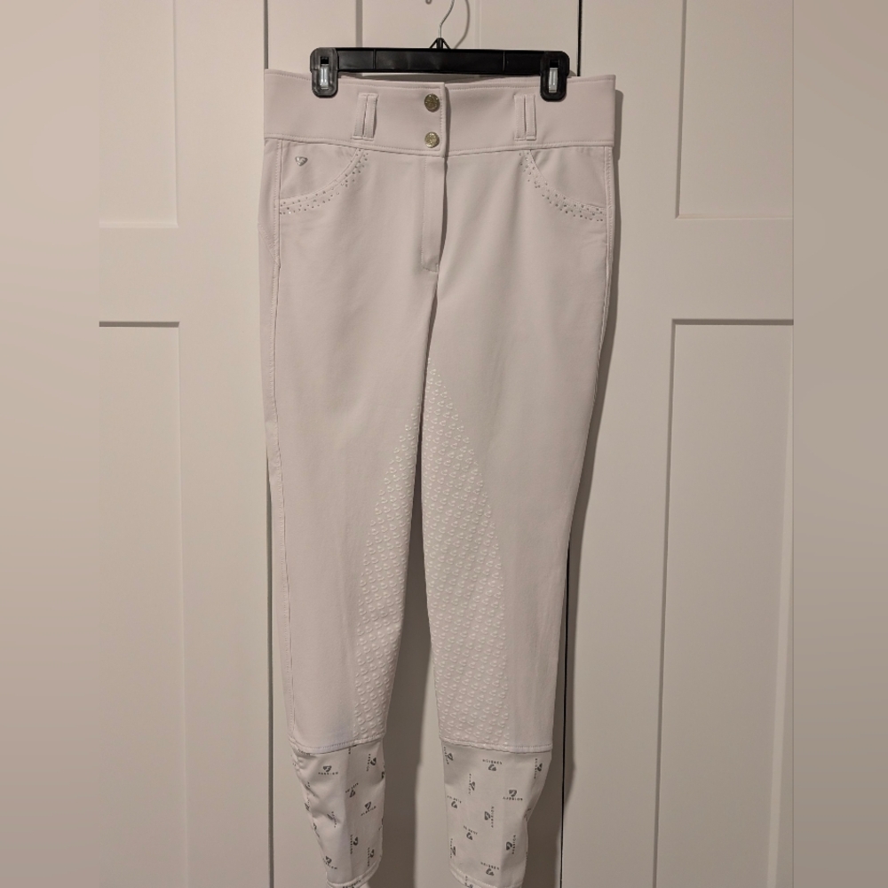 White Aubrion Riding Breeches